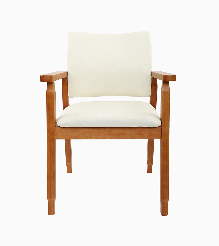 Mid Century Modern Side Chair with Wood Legs - Image 7