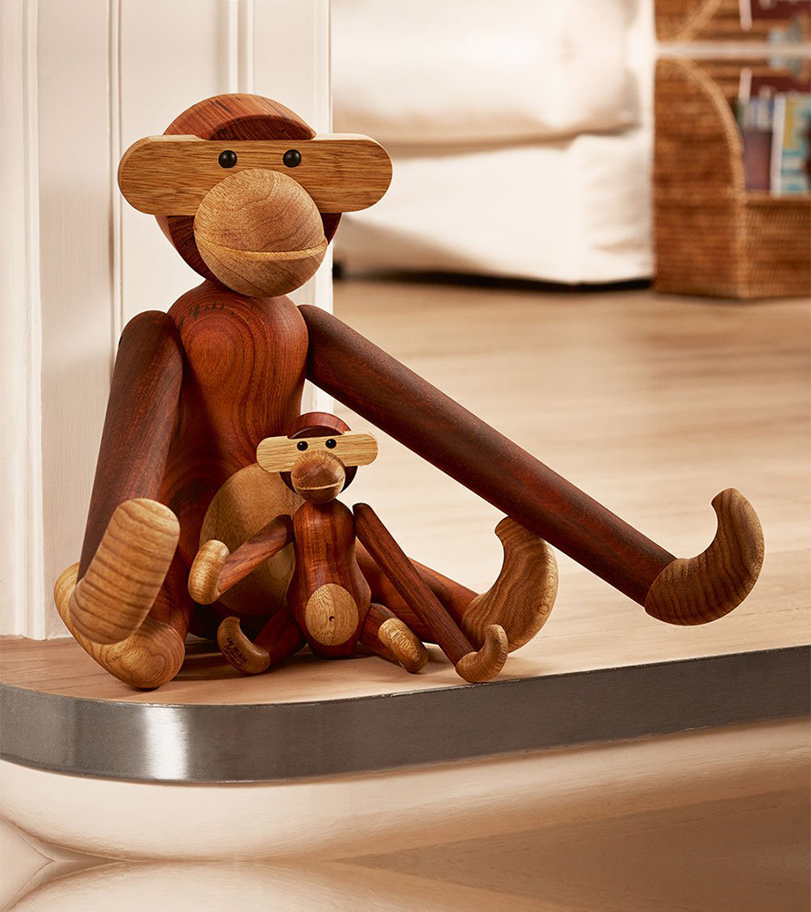 Monkey small oak & smoked oak medium teak - Image 3