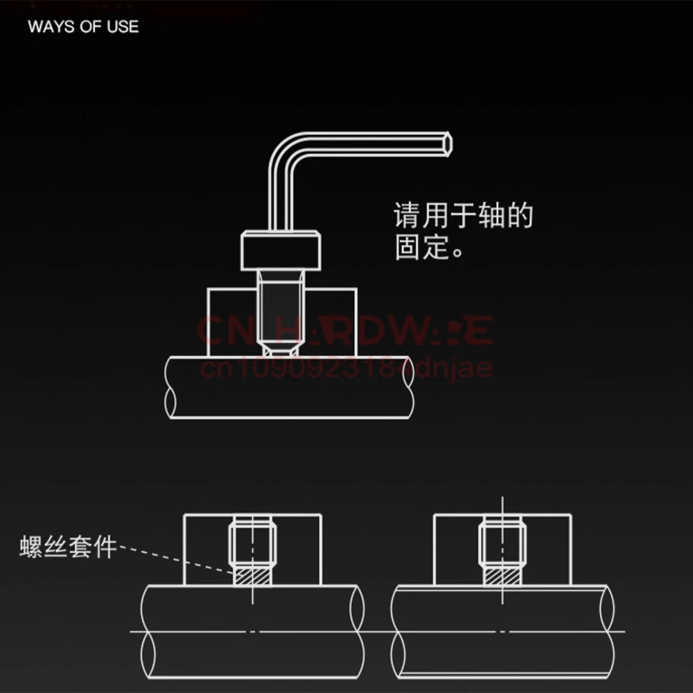 304 Stainless Steel Nylon Head Buffer Screw Copper Head Plunger POM Machine Rice Top Wire Plastic Wave Bead M3-M12 - Image 6